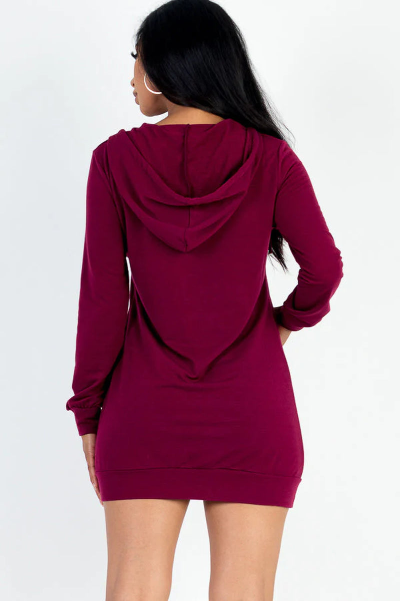 French Terry Hoodie Dress (CAPELLA)